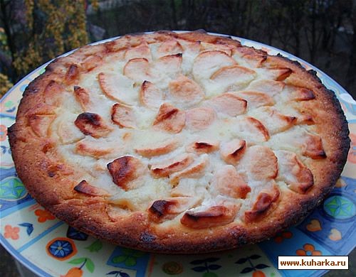 "ЯБЛОЧНЫЙ ПИРОГ С ЗАЛИВКОЙ"