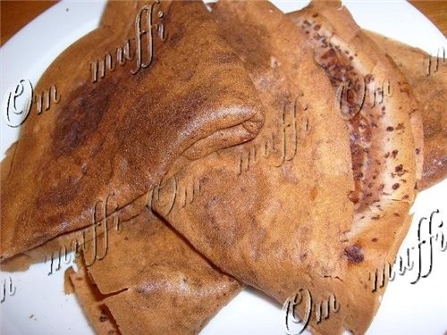 Девочки, делала шоколадные блины на днях от -Лидочки