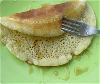 Оладушки для завтрака "Яблочные дольки" Латиноамериканские оладьи из кукурузной крупы Pancakes - Bl...