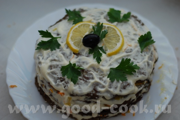 Торт печеночный очень вкусный был, все, что от него осталось это фотка