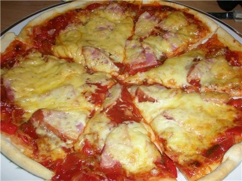 Рецепт очень вкусного настоящего теста для пиццы