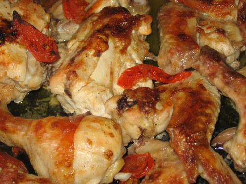 Фруктовая курочка Курица кисло-сладкая с помидорами - 3