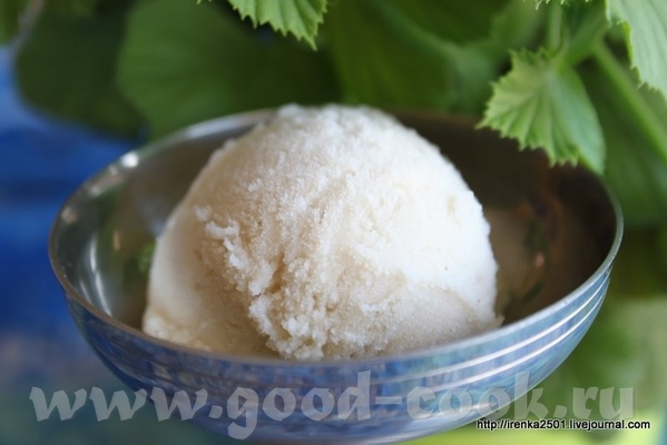 Sorbet au th et  la menthe - -         "...