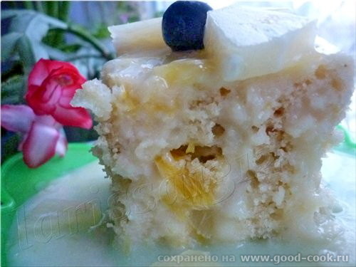 ФРУКТОВЫЙ МАННИК С ТРОПИЧЕСКИМ СОУСОМ