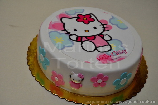 Hello Kitty со сьедобной картинкой