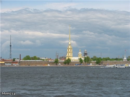 А это панорама Петропавловской крепости от Зимнего дворца (я думаю, про Петропавловскую крепость ра...