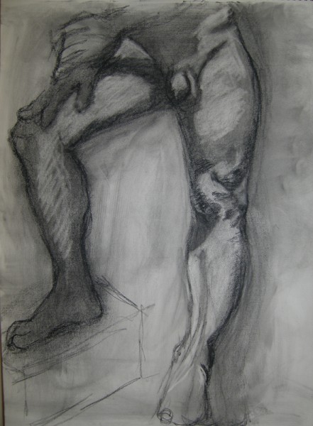 Ща я вам навалю своих рисунков Figure drawing типа надо было вписать в лист, чтобы фигура касалась... - 6