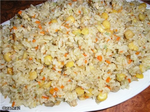 СИРКАНИЗ - БУХАРСКИЙ ЧЕСНОЧНЫЙ ПЛОВ (нераздельное - блюдо для гостей) - это можно перевести с фарси... - 2