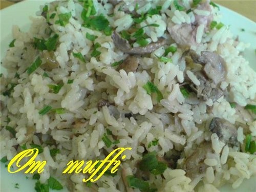 РИС С ГРИБАМИ И КУРИЦЕЙ РЫБА ЗАПЕЧЁНАЯ СО СЛАДКИМ ПЕРЦЕМ И ЛУКОМ ПОРЕЕМ ГРИБЫ В СМЕТАНЕ ЗАПЕЧЁНЫЕ С...