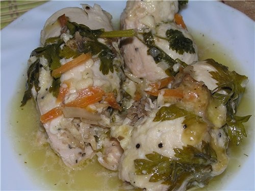 Куриные рулетики с сыром и грибами