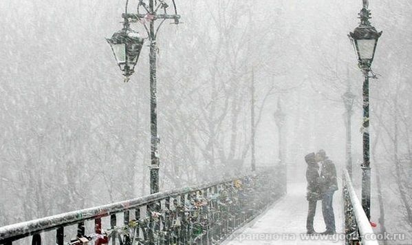 двое под снегом