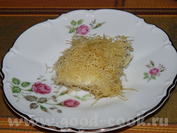 Инн, спасибо за Кнафа, вкусно очень с творогом, только надо было потолще сделать