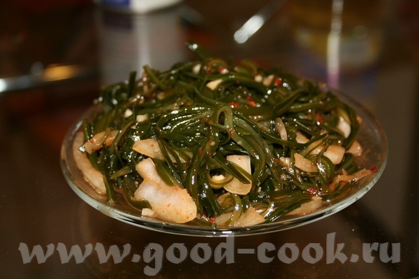 Салат из морской капусты ламинарии по-корейски
