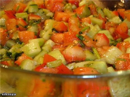 Очень вкусный Арабский салат от Верочки-crimchanca , спасибо ей