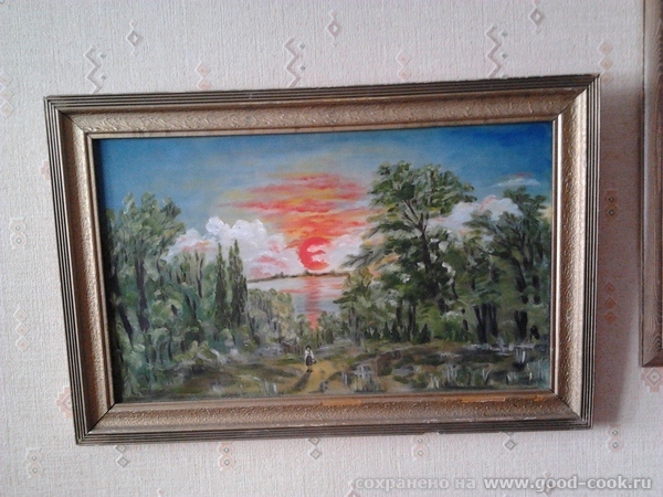 ..........Тамара...облака кистью не получаются у меня....рисую пальцем и растушевку тоже почти пальцем....иногда беру...