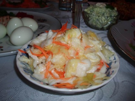 Просото копченый лосось капуста по Гурийски(от Елена,по рецепту Драгонесс) Колслоу с яблоком - 2