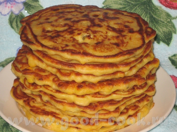 Оладьи кукурузные с фетой