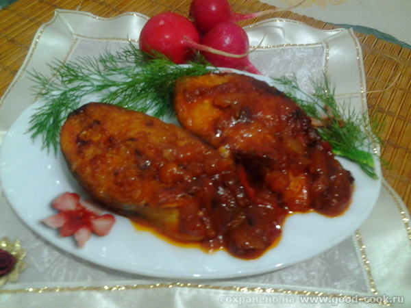 рыба с овощами