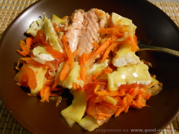 рыба с кабачками