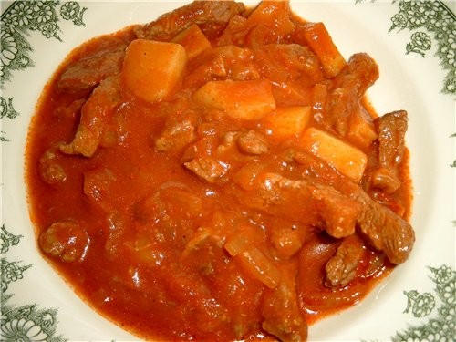 ТУШЁНАЯ ГОВЯДИНА из Еврейской кухни