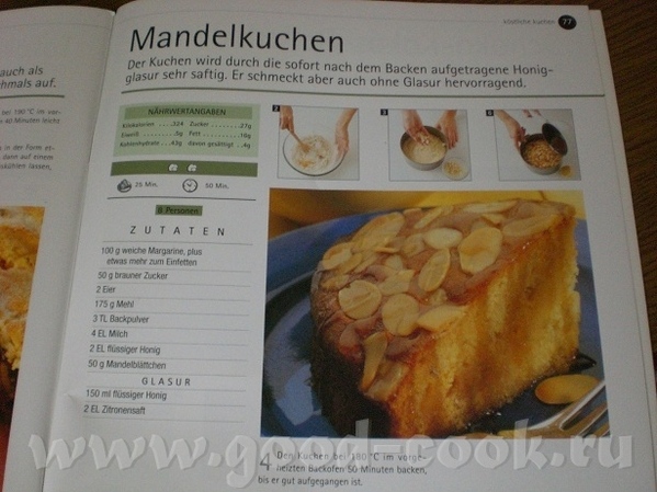 Mandelkuchen   Kstliche Kuchen Paragon 2004    18 - 20   ...