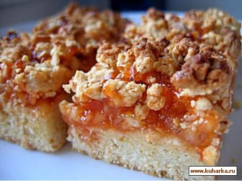 пирог рассыпчатый с джемом