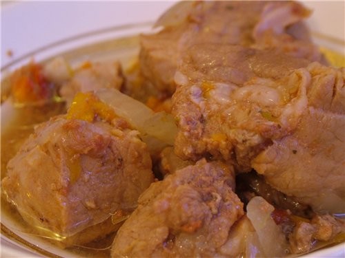 А вчера готовила мясо(старая говядина)