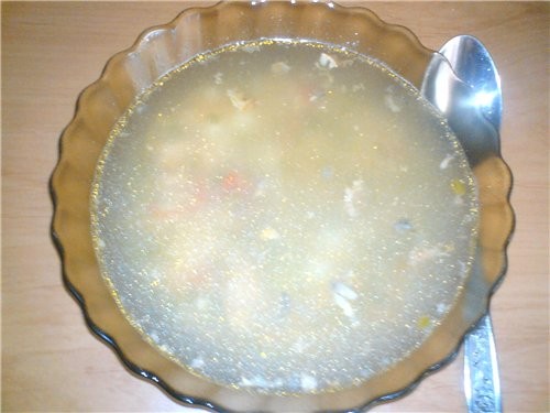 Суп "Рыбный для торопышек"