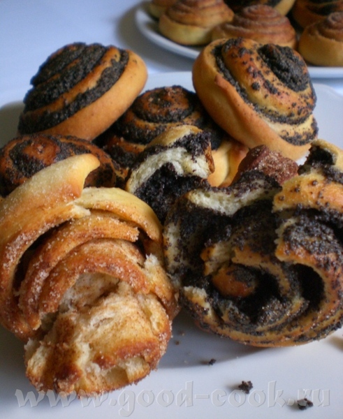 Kanelbullar - Плюшки с корицей Замечательный пошаговый рецепт взят отсюда Слова автора (к сожалению... - 2