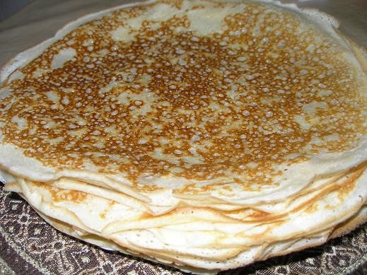 Салатик с языком и черносливом Блины - 2