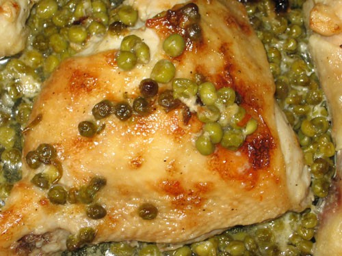 А еще на обед в четверг я делала Курица в мурашках от
