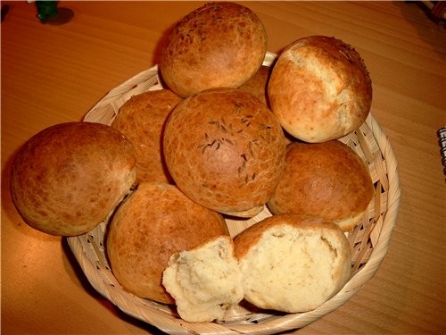 Вкусные и быстрые в приготовлении булочки