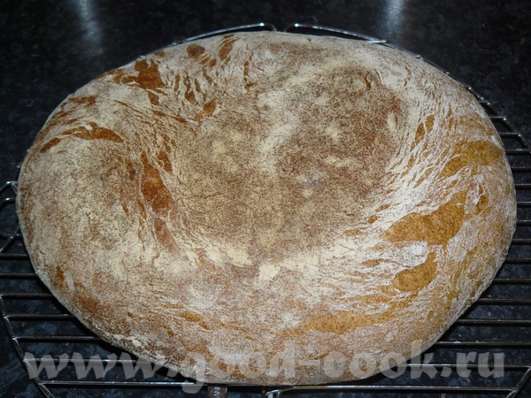 Хлеб смешаный с картошкой 100 г ржаной закваски 400 г тёмной хлебной муки (Тип 1050), где-то 1-2 со...