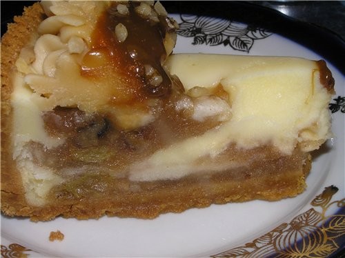 Яблочный чизкейк Короче, вчера у меня чизкейко- мания была