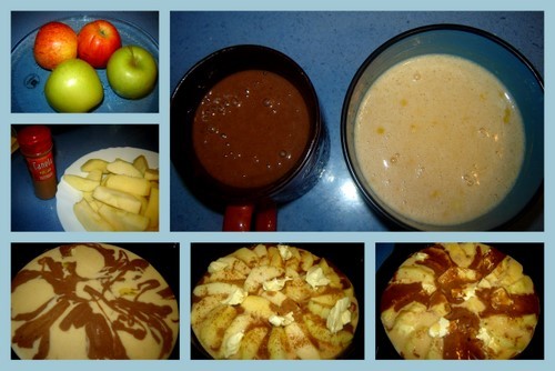 El bizcocho de manzanas Бисквит с яблоками 5 яиц, 1 стакан (200г) сахара, 250г муки - массу хорошо... - 2