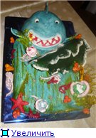 торт шкатулка торт акула-морское дно торт розовые босоножки в цветочках - 4
