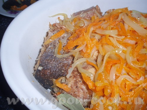 РЫБКА ЛЮБИМАЯ На 1 кг рыбы (любой, но лучше не жирной и без костей) 0,5 кг моркови, 0,5 кг лука сол...