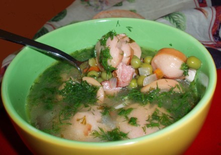А вот то что осталось от вкуснючего супчика - 2
