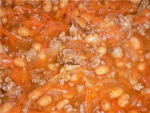 Это мяско с фасолькой