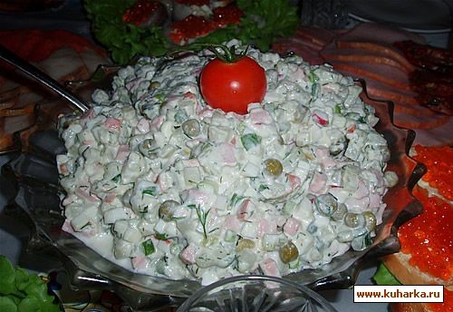 У нас был тазик оливье , салат из авокадо и киви от Иланочки , салат "Осенний вальс" от Lesya , кор... - 2