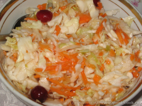 капуста с клюквой