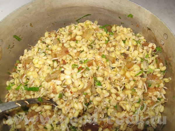Всем приветик хочу поделиться одним из очень полезных и вкусненьких салатиков "Салат из пророщенног... - 3