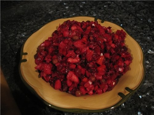 Вчера у нас были вареники с картошкой и сыром, и винегрет - 2