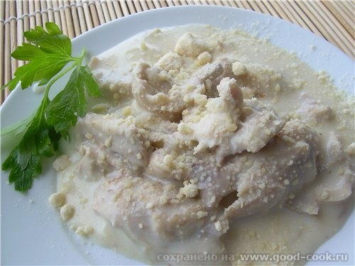 Алена лови спасибо за Нежная сырная курочка , действительно тает во рту