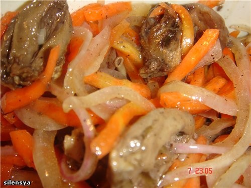 Хе из куриных сердечек