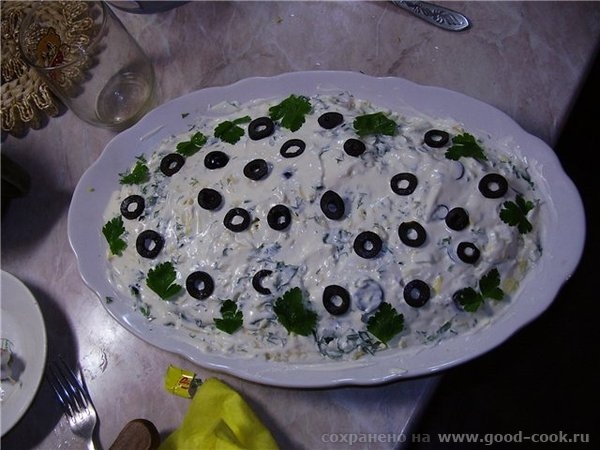 попробую вставить свой салатик Это салат с курицей и ананасами
