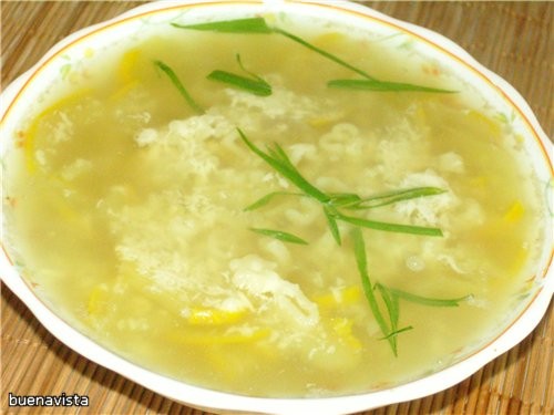 Minestra di zucchine - Суп с цуккини 350 г цуккини 100 г мелкой суповой пасты (мелкие макароны) 40...