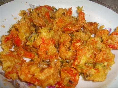 вот,что сегодня приготовила: КРЕВЕТКИ В КЛЯРЕ САЛАТ ПРОСТО И ВКУСНО