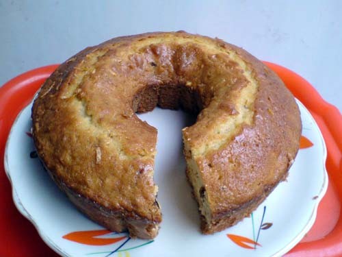 Мокрый апельсиновый кекс