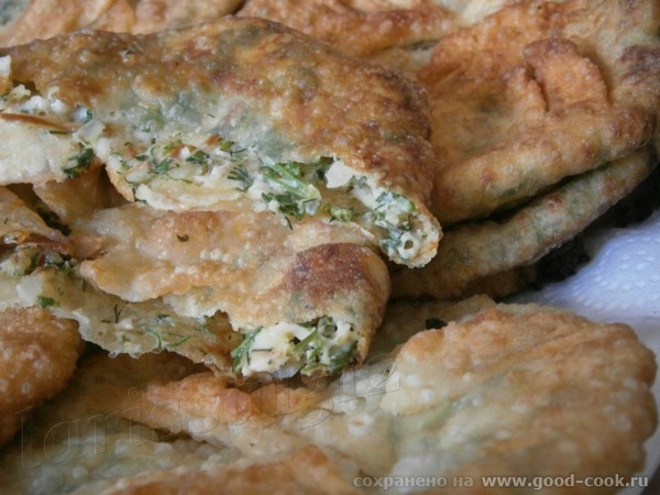 ЛЕПЁШКИ С СЫРОМ И ЗЕЛЕНЬЮ